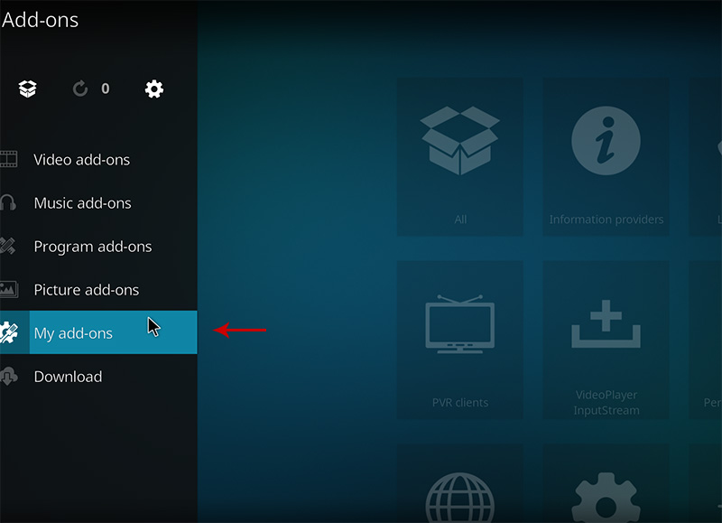 نصب IPTV در KODI