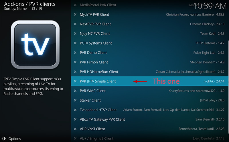 نصب IPTV در KODI