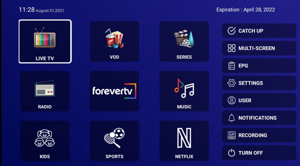 اکانت forever tv