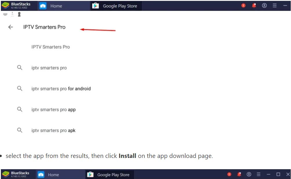نصب IPTV SMARTERS