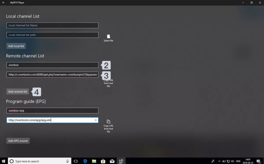 نصب My IPTV Player