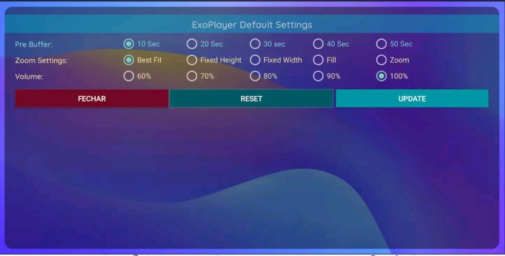 تنظیمات رزلوشن mixtv